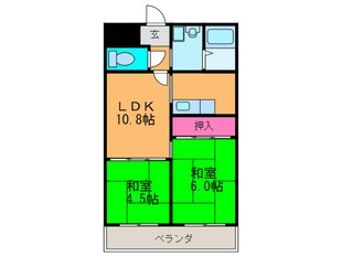 ＬＭヒルズ朋栄の物件間取画像